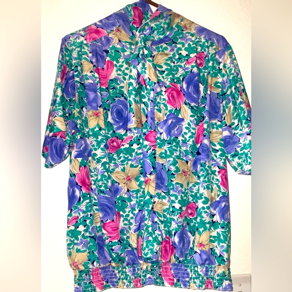 Vintage Alfred Dunner floral blouse